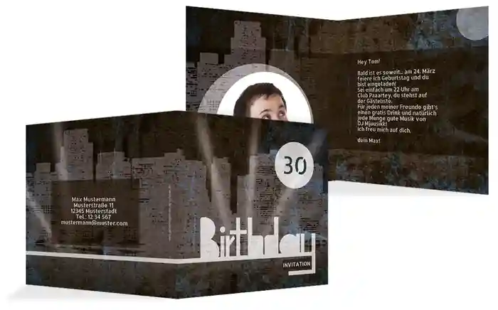 Einladung zum Geburtstag City Lights Foto 30