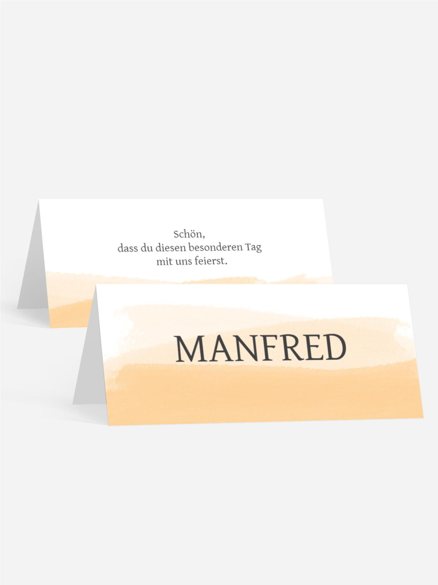 Tischkarte Gemeinsam