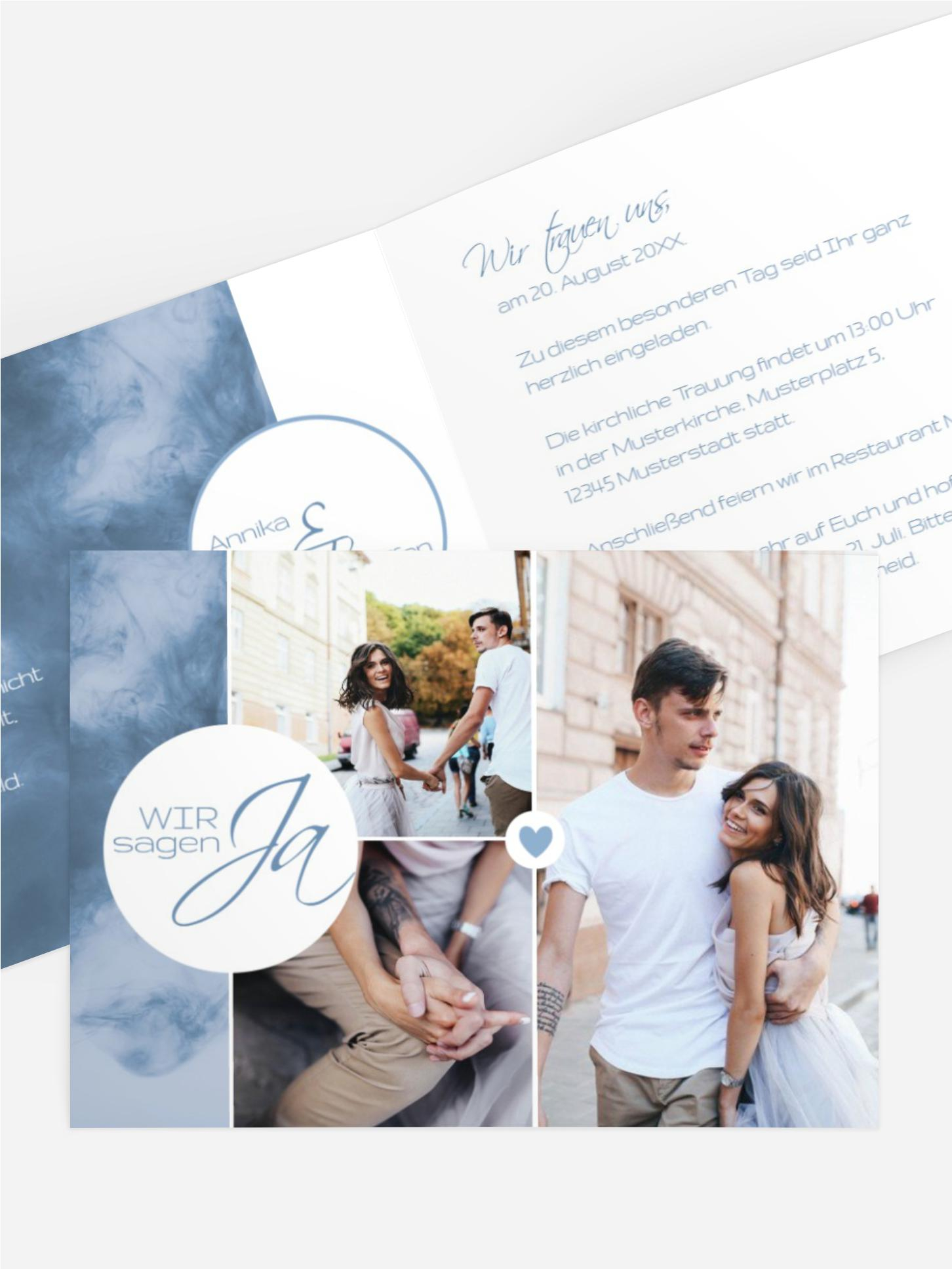 Hochzeitseinladung Sanft