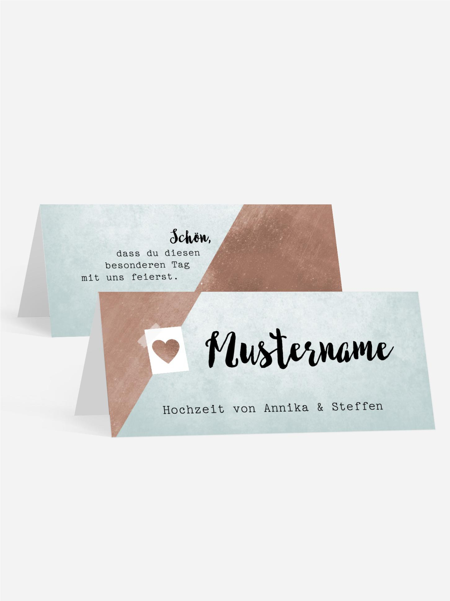 Tischkarte Fotosammlung