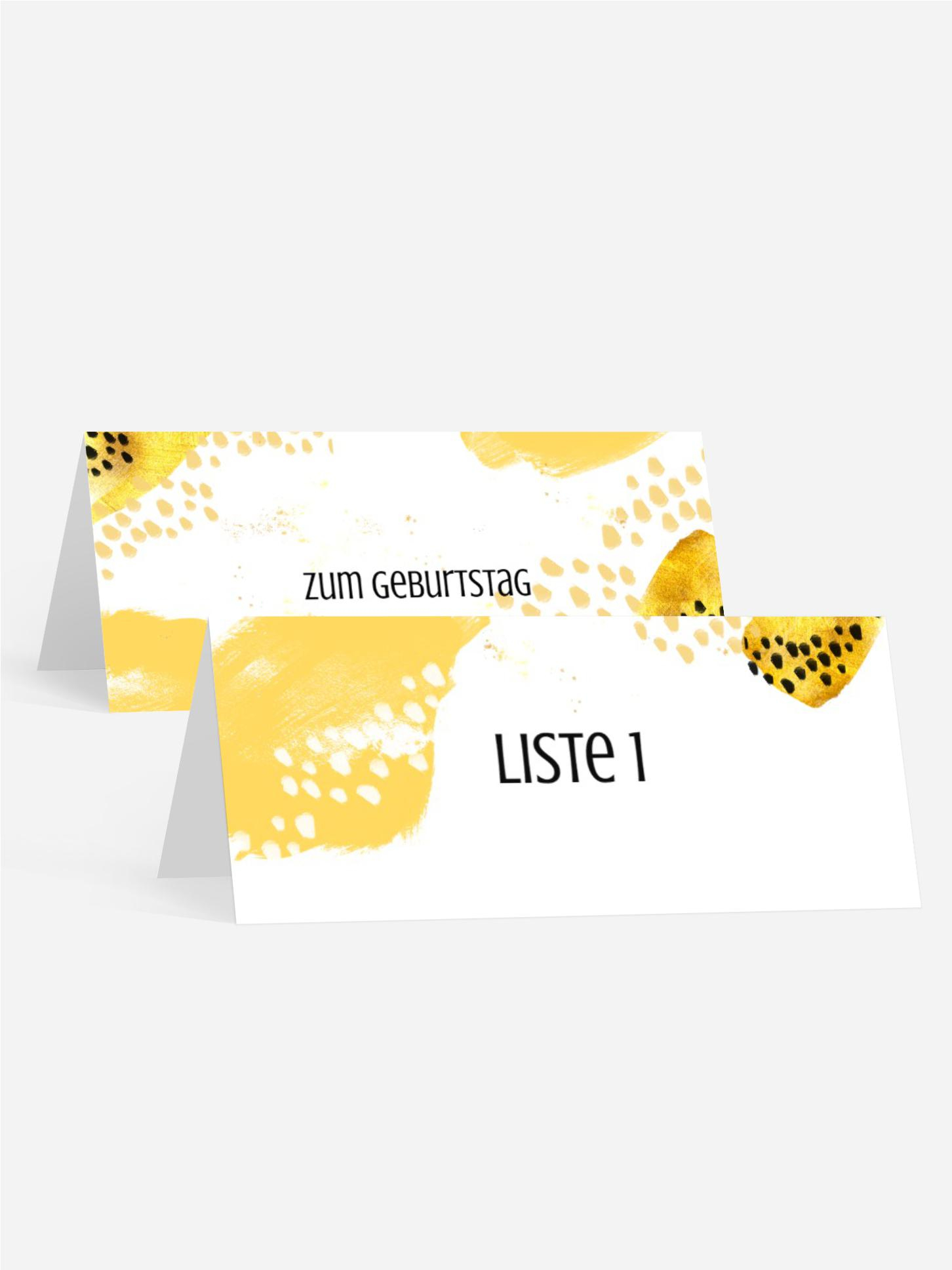 Tischkarte Geburtstag Safari
