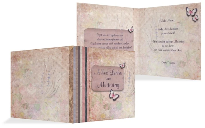 Muttertagskarte Briefpapier