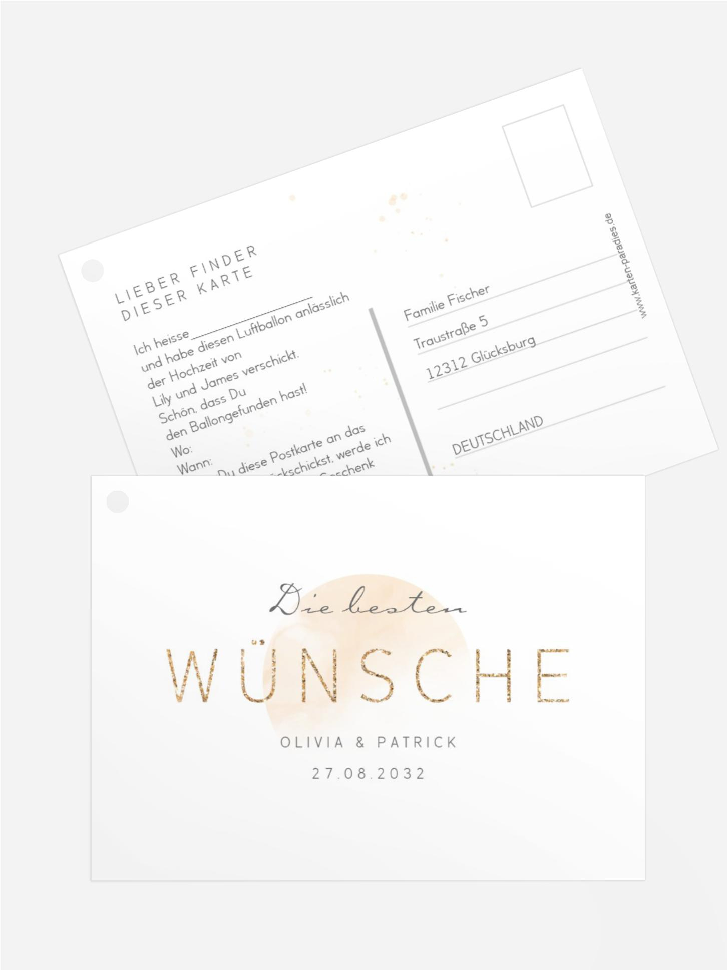 Ballonflugkarte Sanfter Nebel