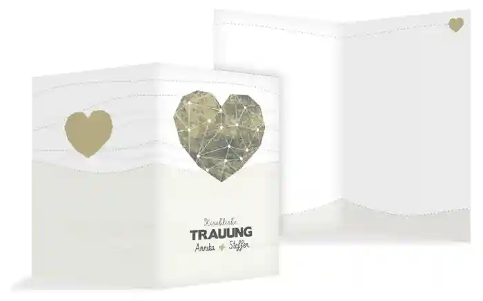 Kirchenheft Umschlag zur Hochzeit Sternenbild Kirchenheft Umschlag zur Hochzeit Sternenbild