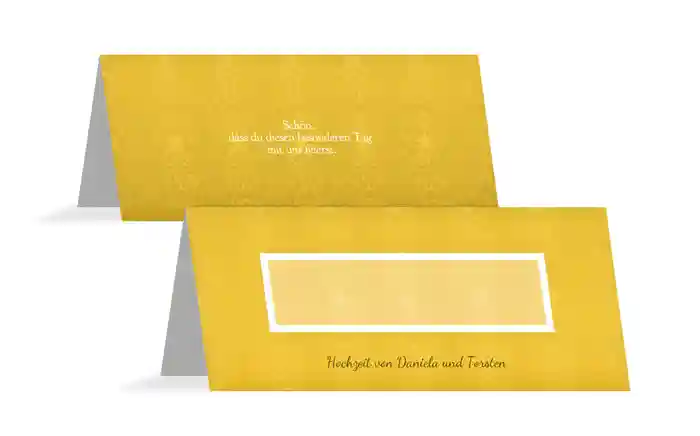 Tischkarte Eheversprechen