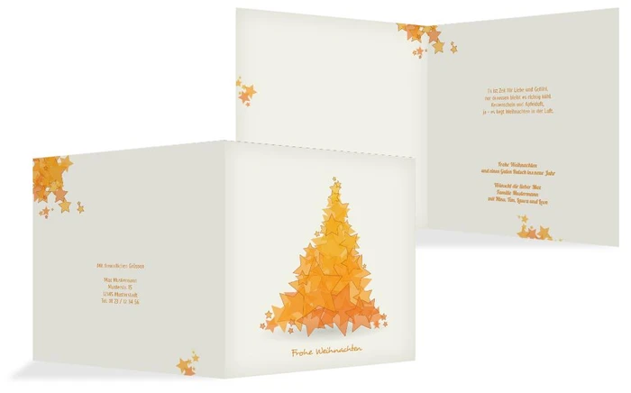 Weihnachts Grußkarte privat Designerbaum Weihnachts Grußkarte privat Designerbaum