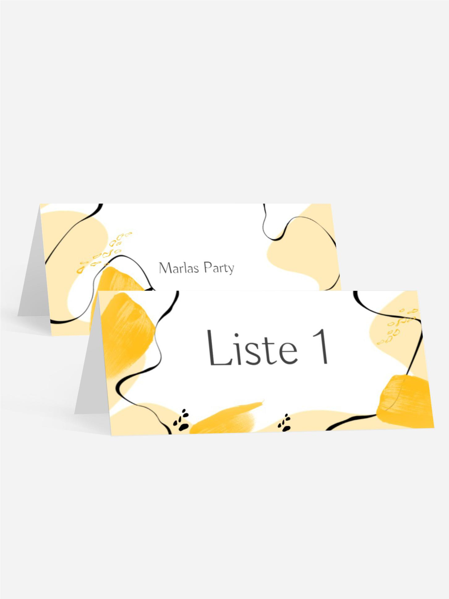 Tischkarte Geburtstag Countdown