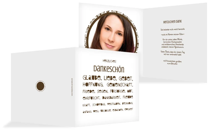 Dankeskarte Konfirmation Spruchkreis Dankeskarte Konfirmation Spruchkreis