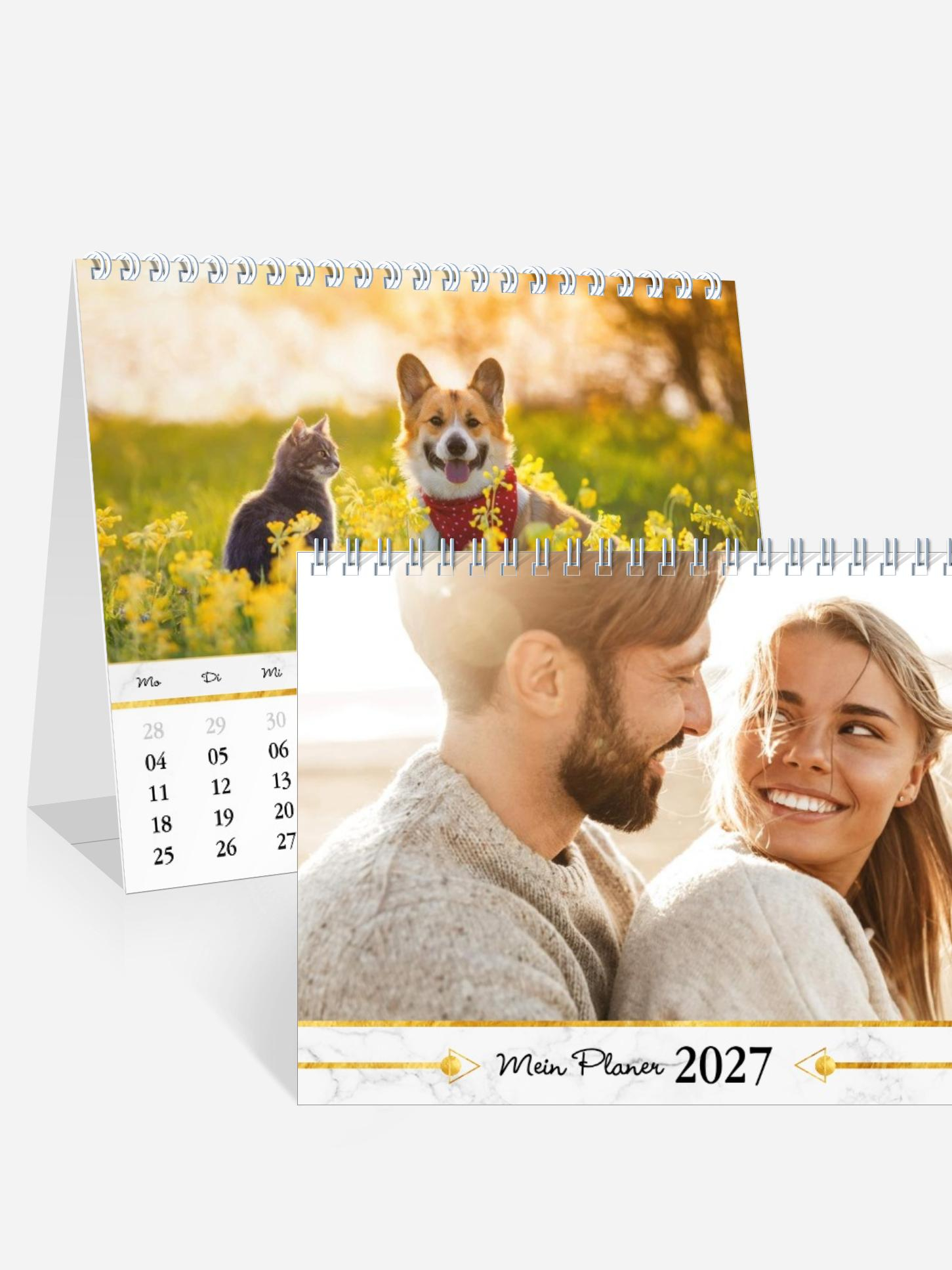 Monats-Tischkalender Marmor Monats-Tischkalender Marmor