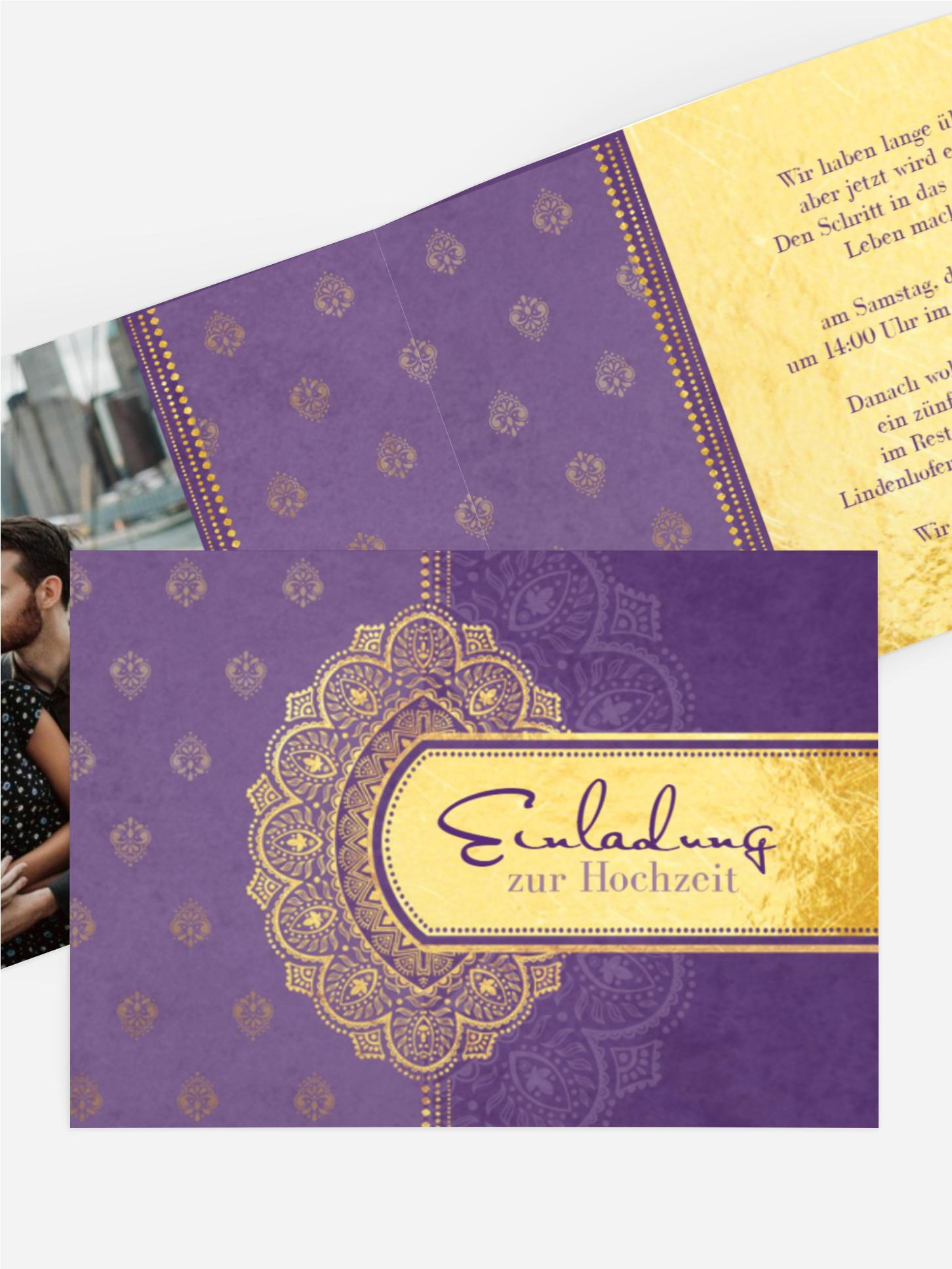 Einladung zur Hochzeit Mumbai