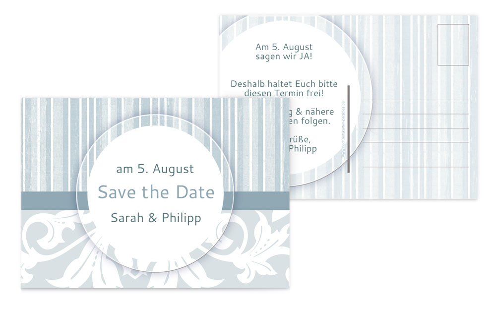 Save the Date Streifenzauber Save the Date Streifenzauber