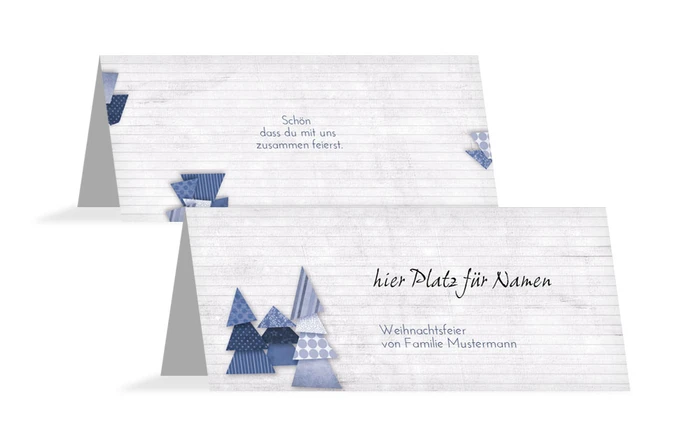 Tischkarte Weihnachten Schnipselbaum Tischkarte Weihnachten Schnipselbaum
