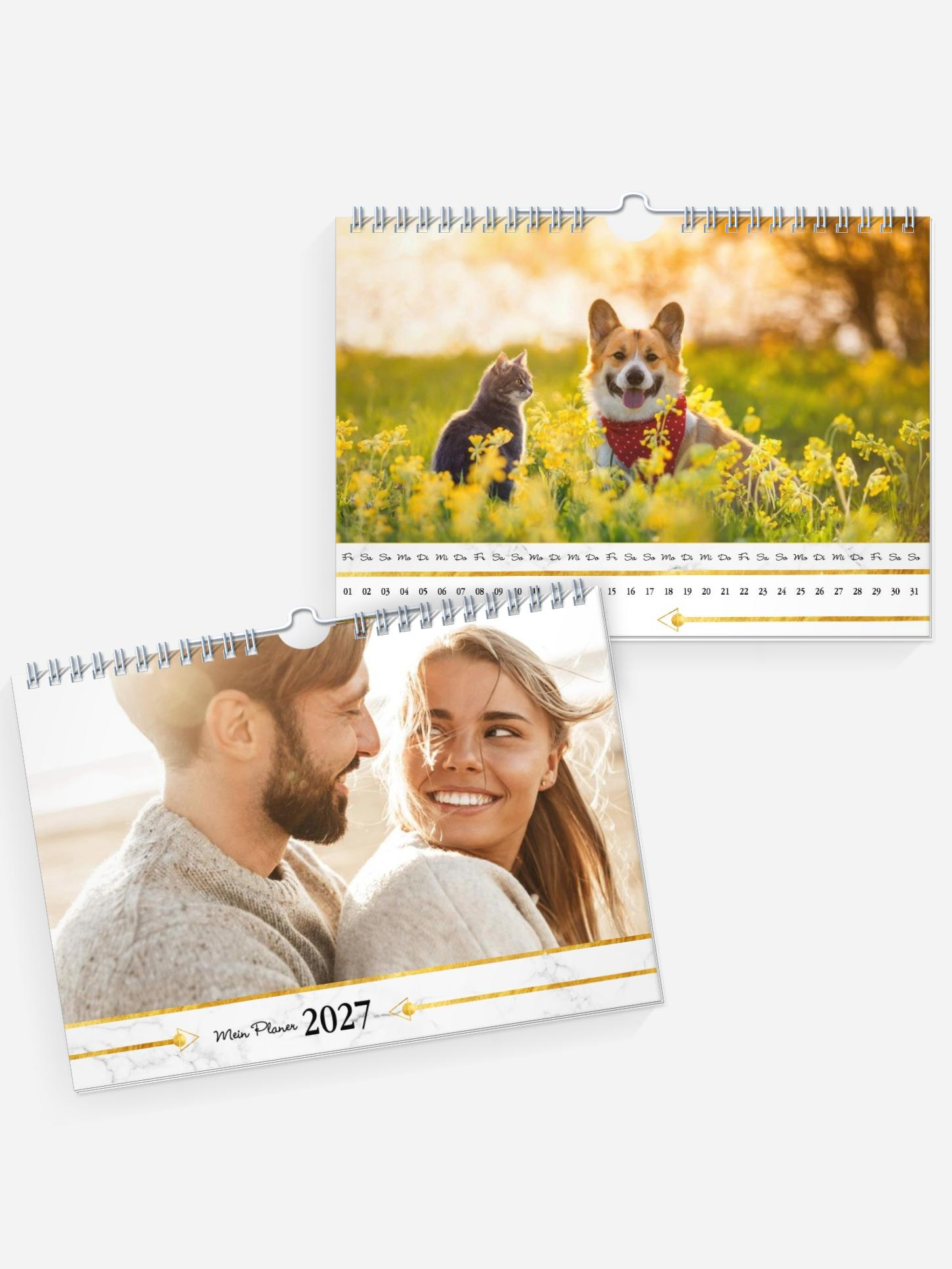 Wandkalender Marmor