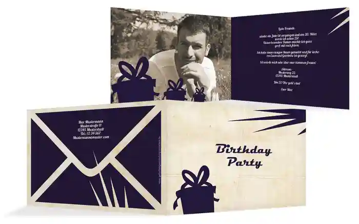 Geburtstagseinladung Country Flair Foto