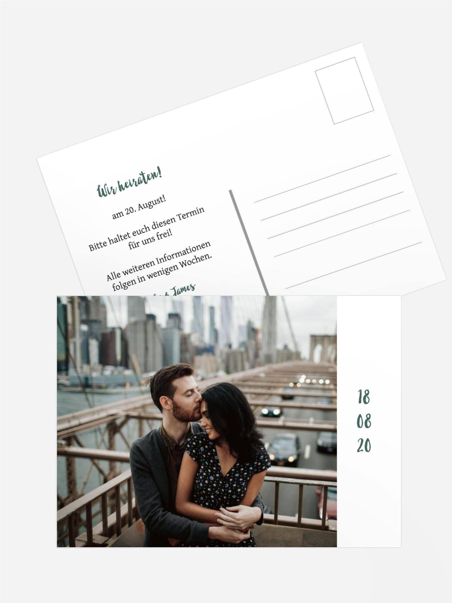 Save the Date Ich Du Wir