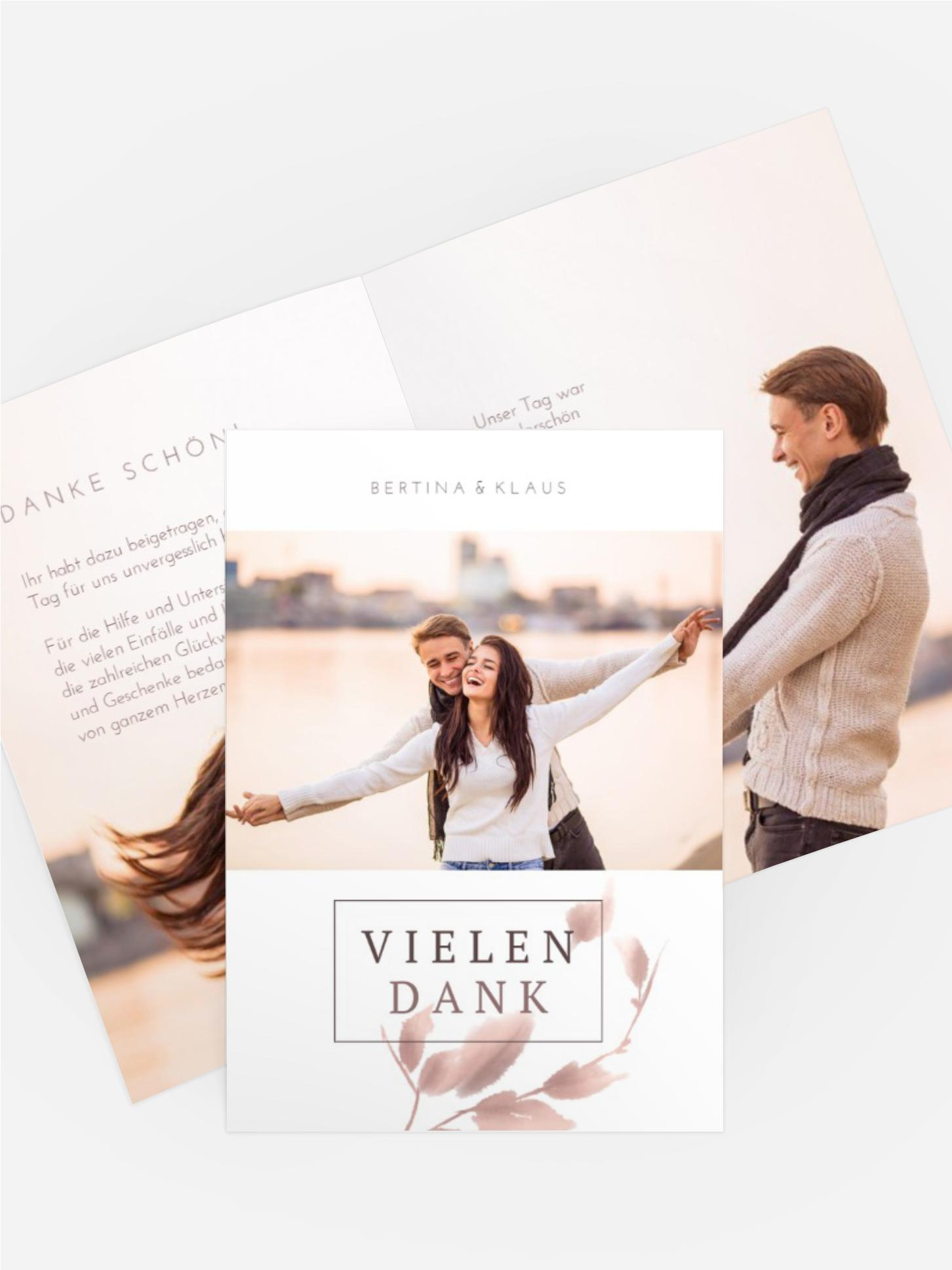 Dankeskarte Liebes Anmerkung