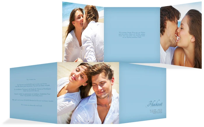 Hochzeitseinladung 3 Liebesmoment