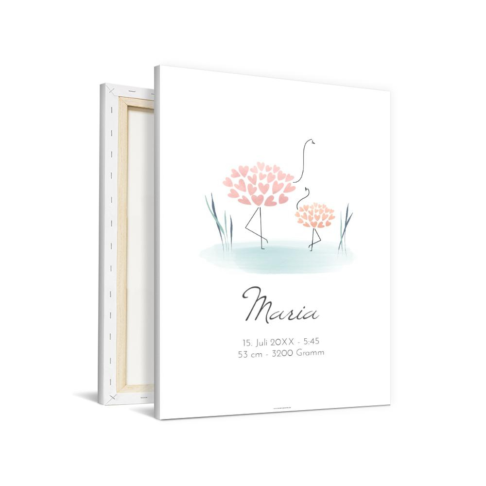 Wandbilder Baby Flamingo Baby