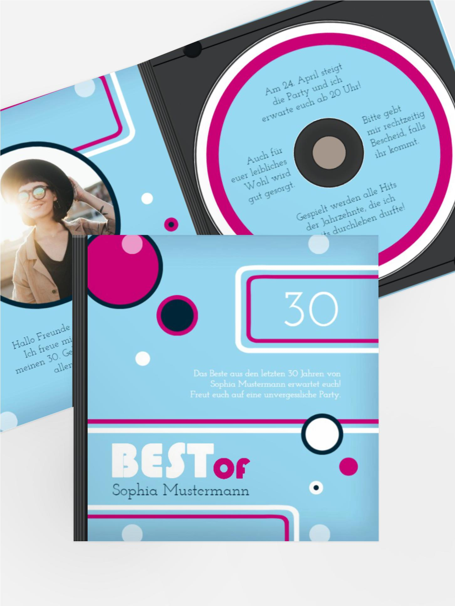 Geburtstagseinladung Best Of CD Foto 30