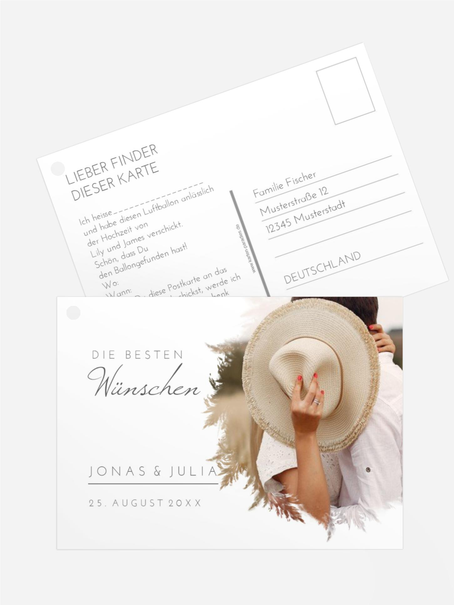 Ballonflugkarte Kornkreis