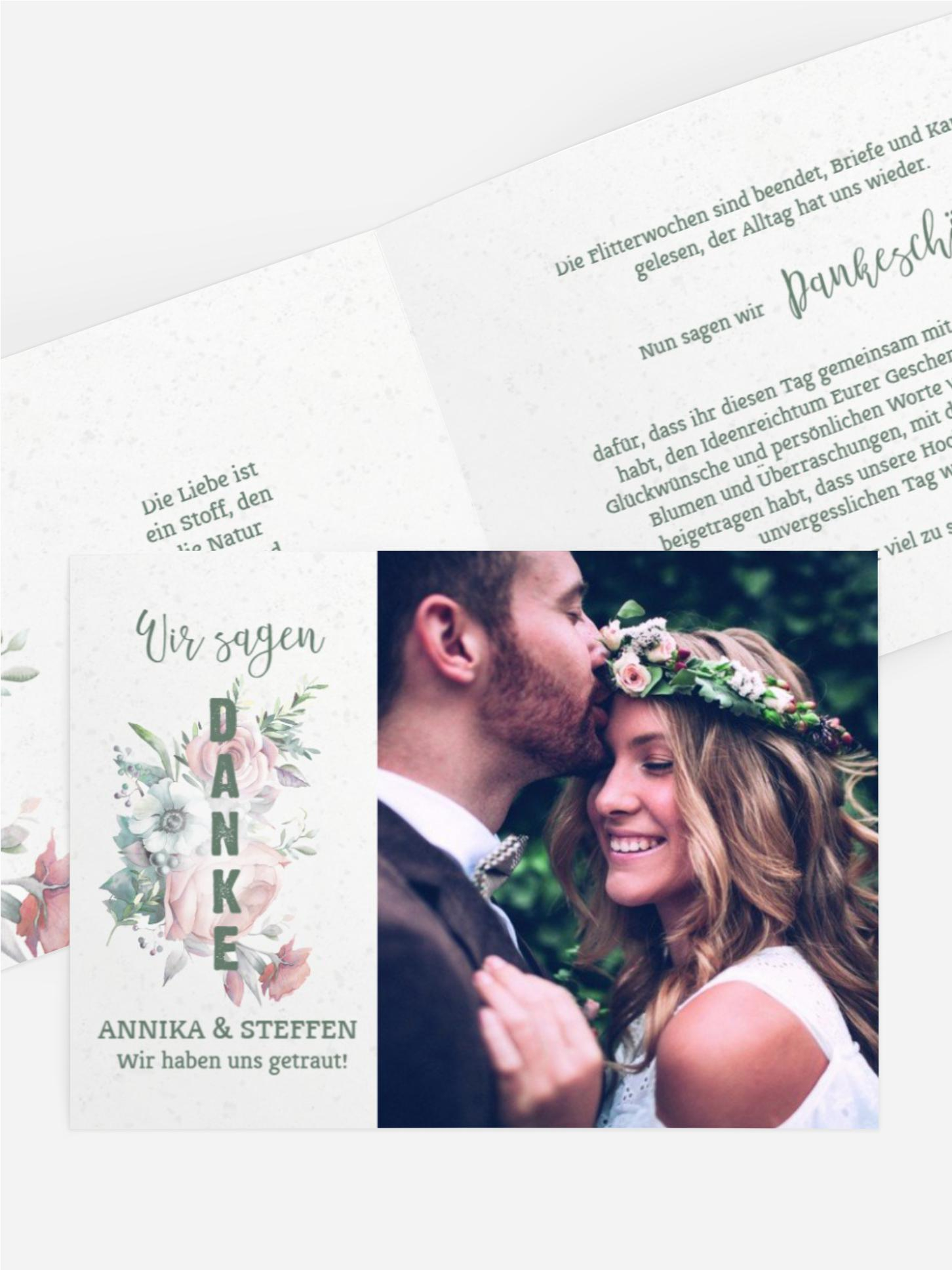 Dankeskarte Verträumt