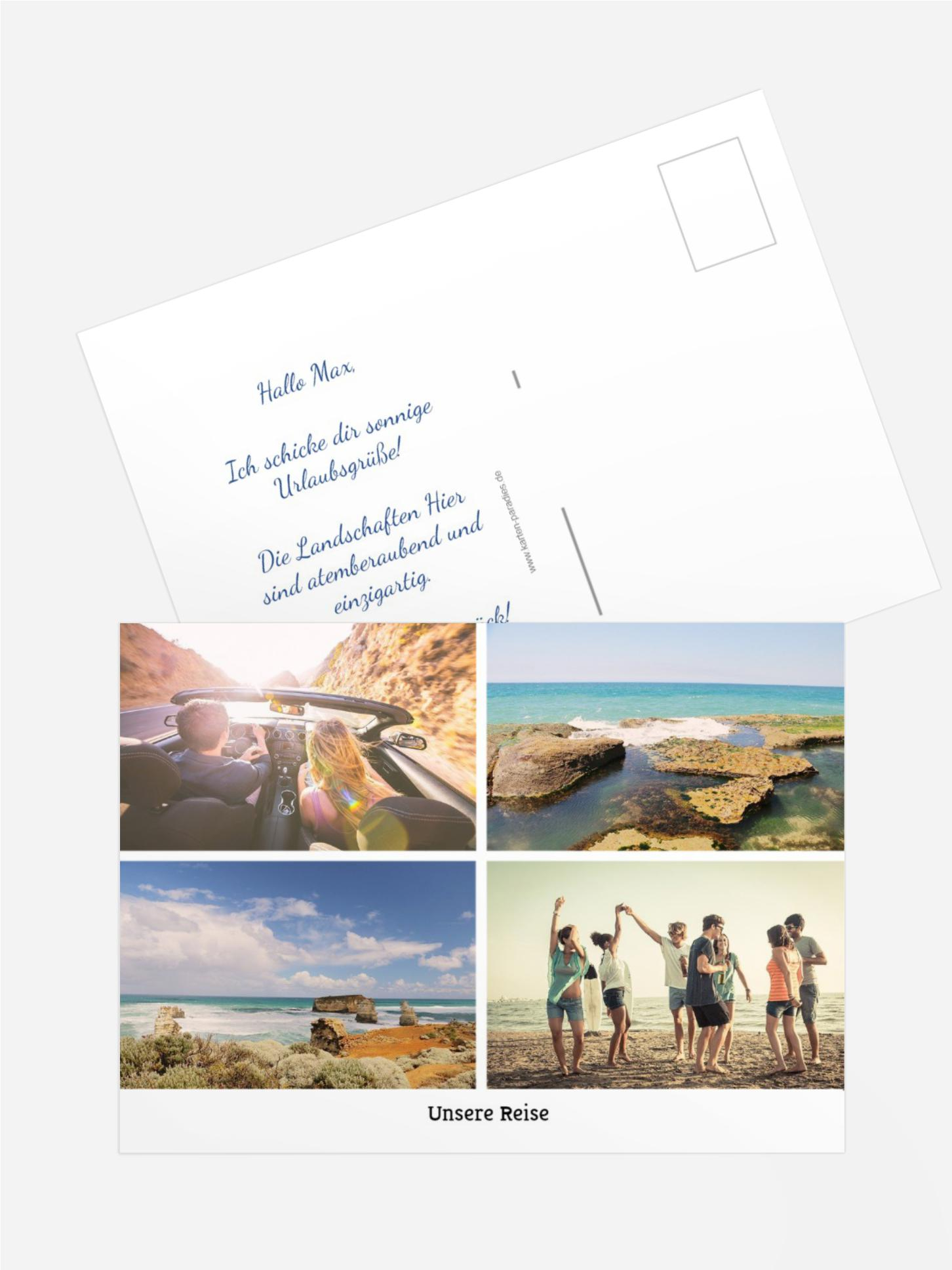 Fotopostkarte Quattro