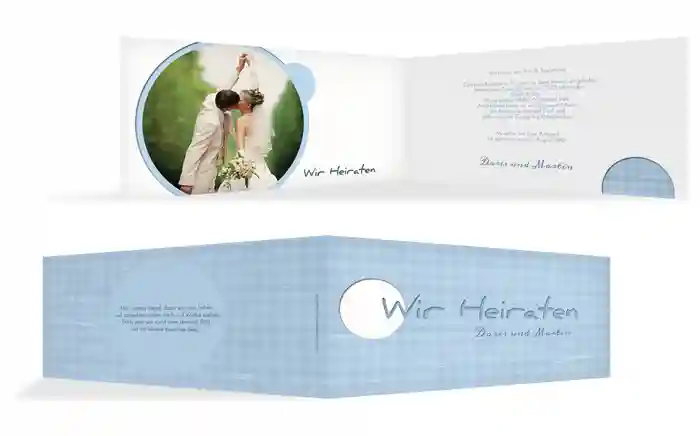 Hochzeitseinladung wedding harmony