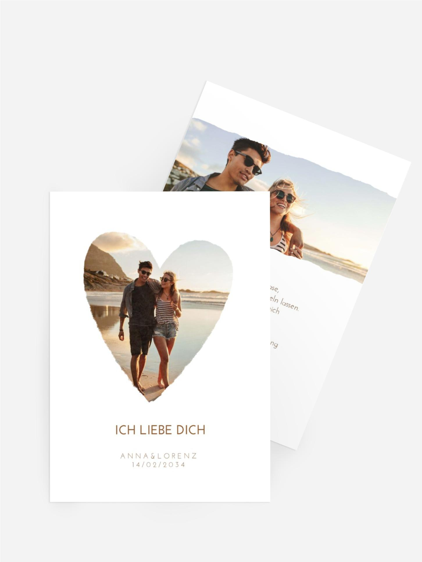 Valentinskarte Lovestory