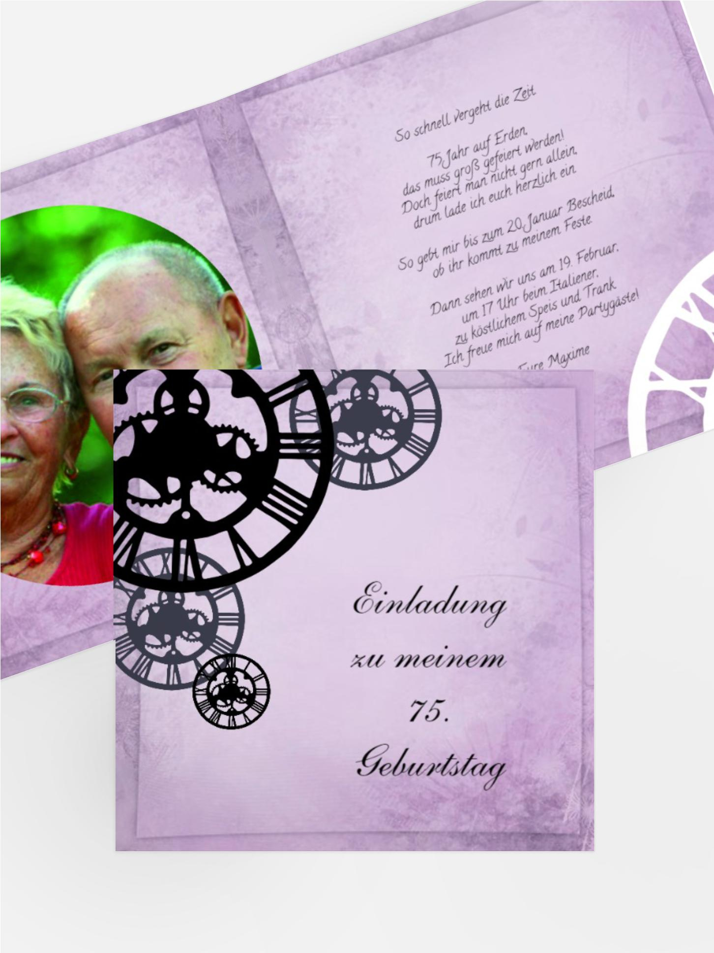 Einladung zum Geburtstag Schöne Zeit Foto 75