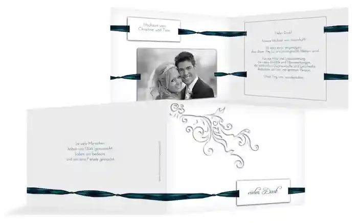 Dankeskarte Loop Label