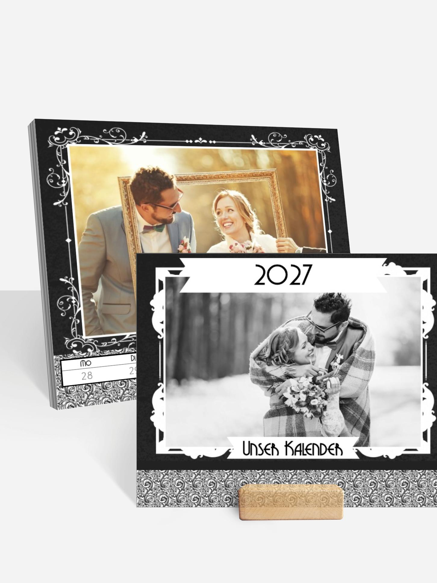Tischkalender Eingerahmt | Woche Tischkalender Eingerahmt | Woche