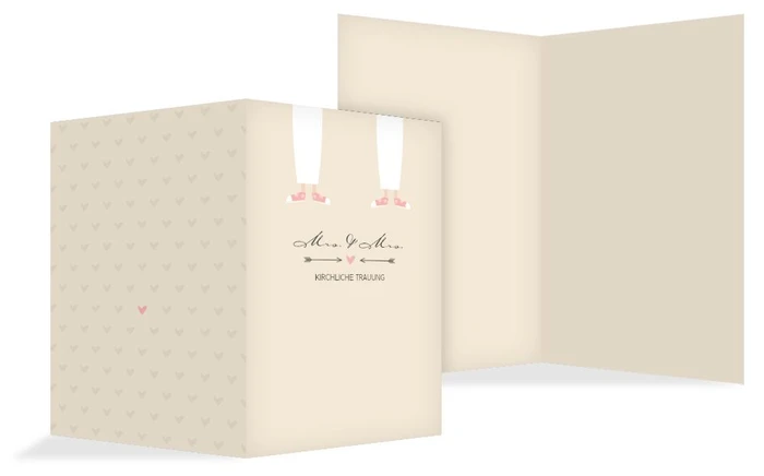 Kirchenheft Umschlag zur Hochzeit Pärchen - Frauen