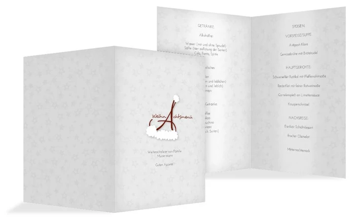 Weihnachts Menükarte A_mütze