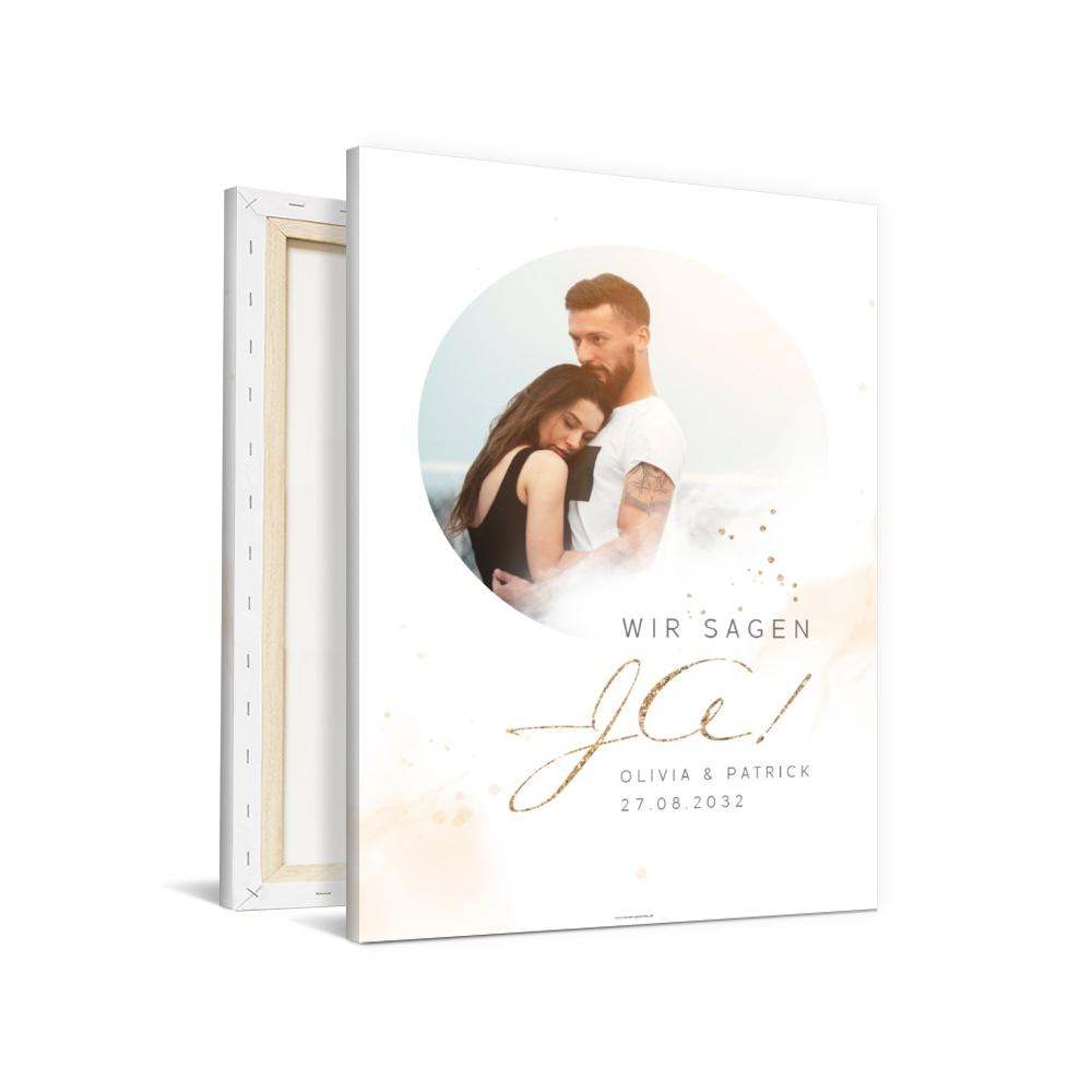 Wandbilder Hochzeit Sanfter Nebel