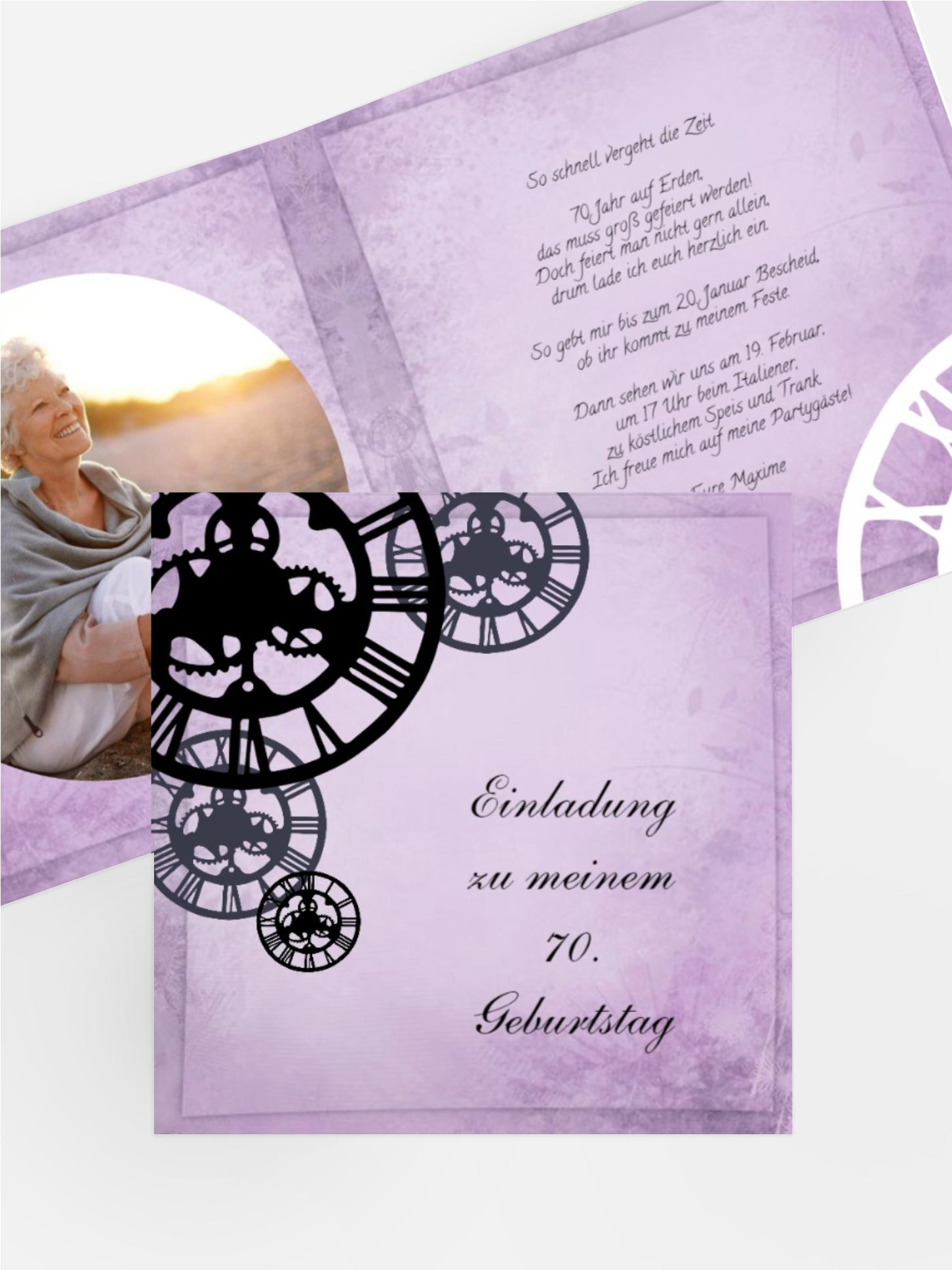 Einladung zum Geburtstag Schöne Zeit Foto 70