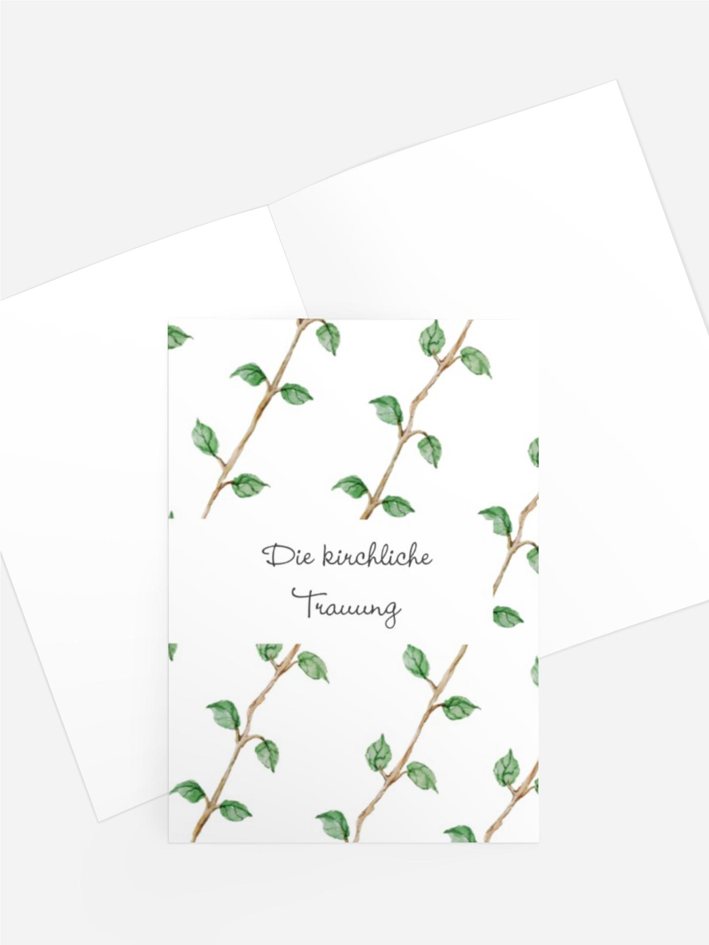 Kirchenheft Blumenranke