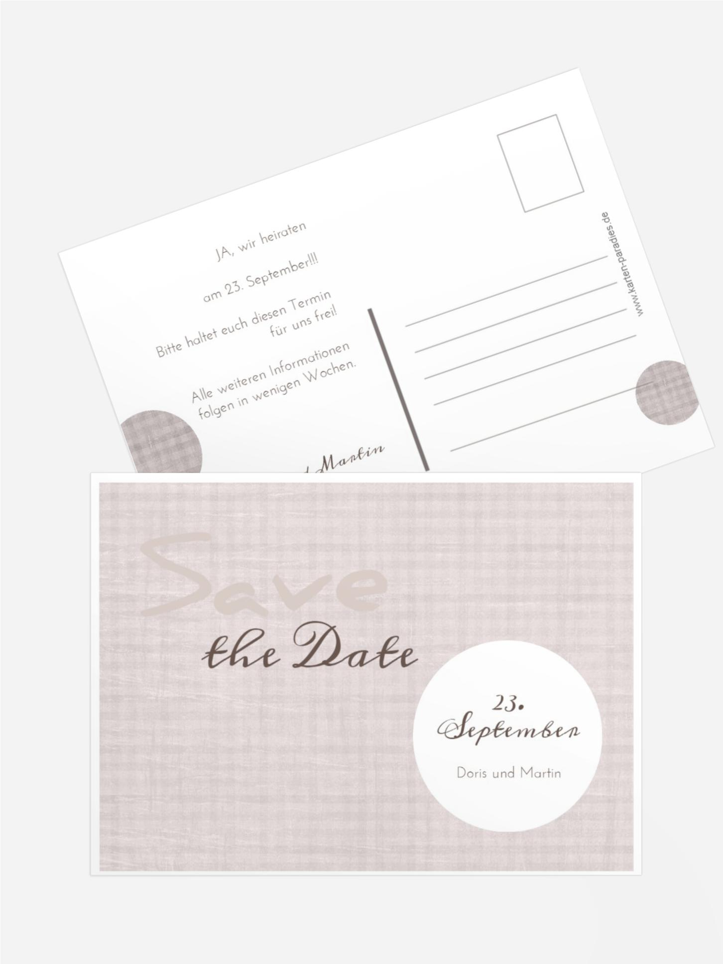 Save the Date wedding harmony