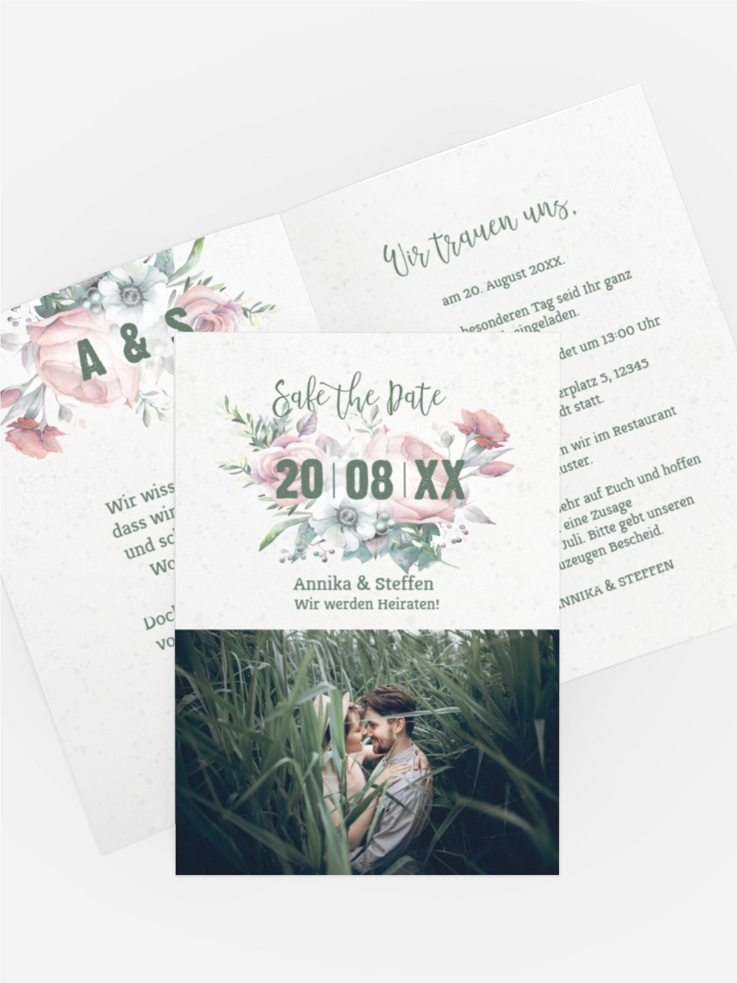 Hochzeitseinladung Verträumt