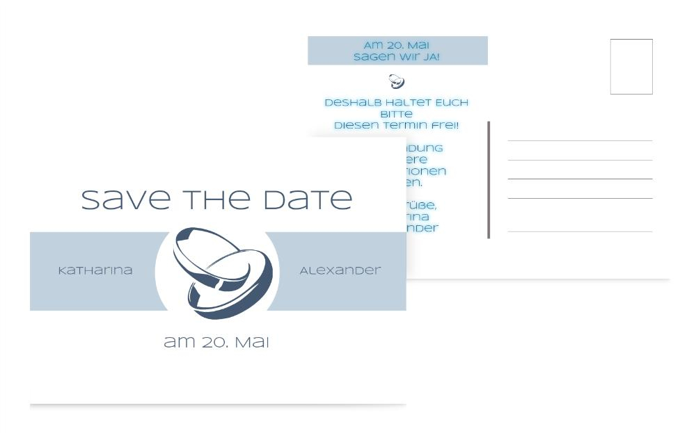Save the Date Ringeband Save the Date Ringeband