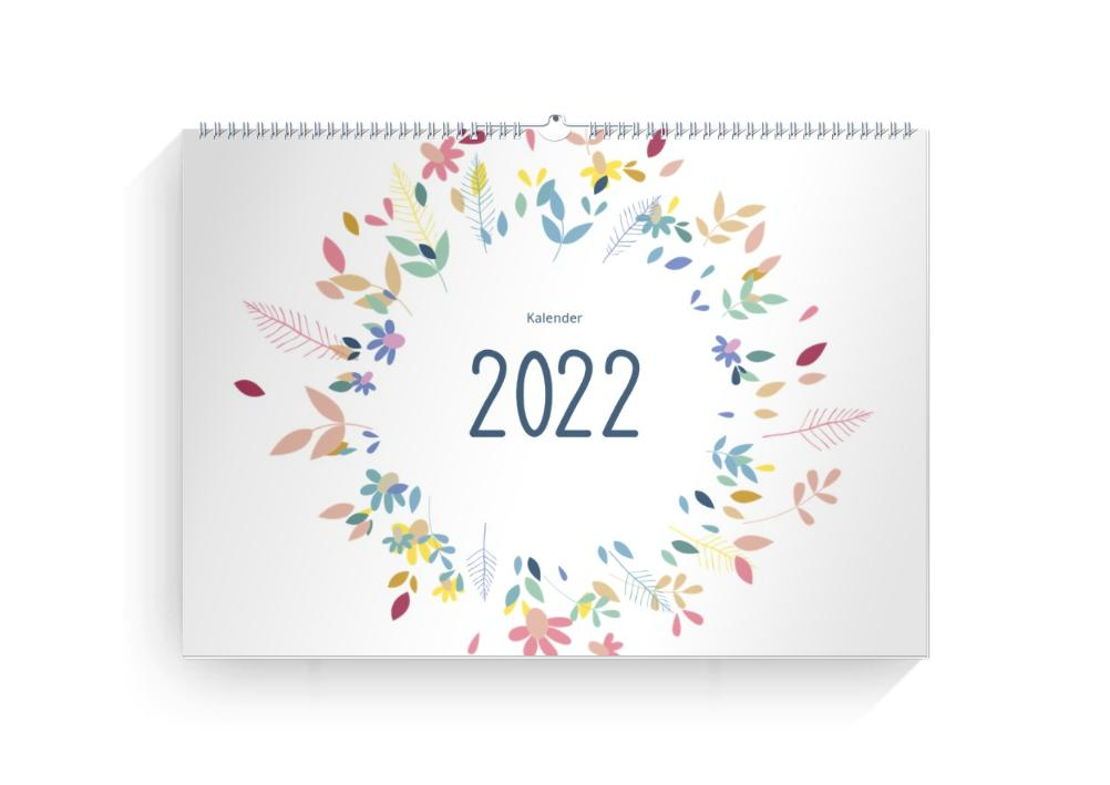 Wandkalender Blumengarten