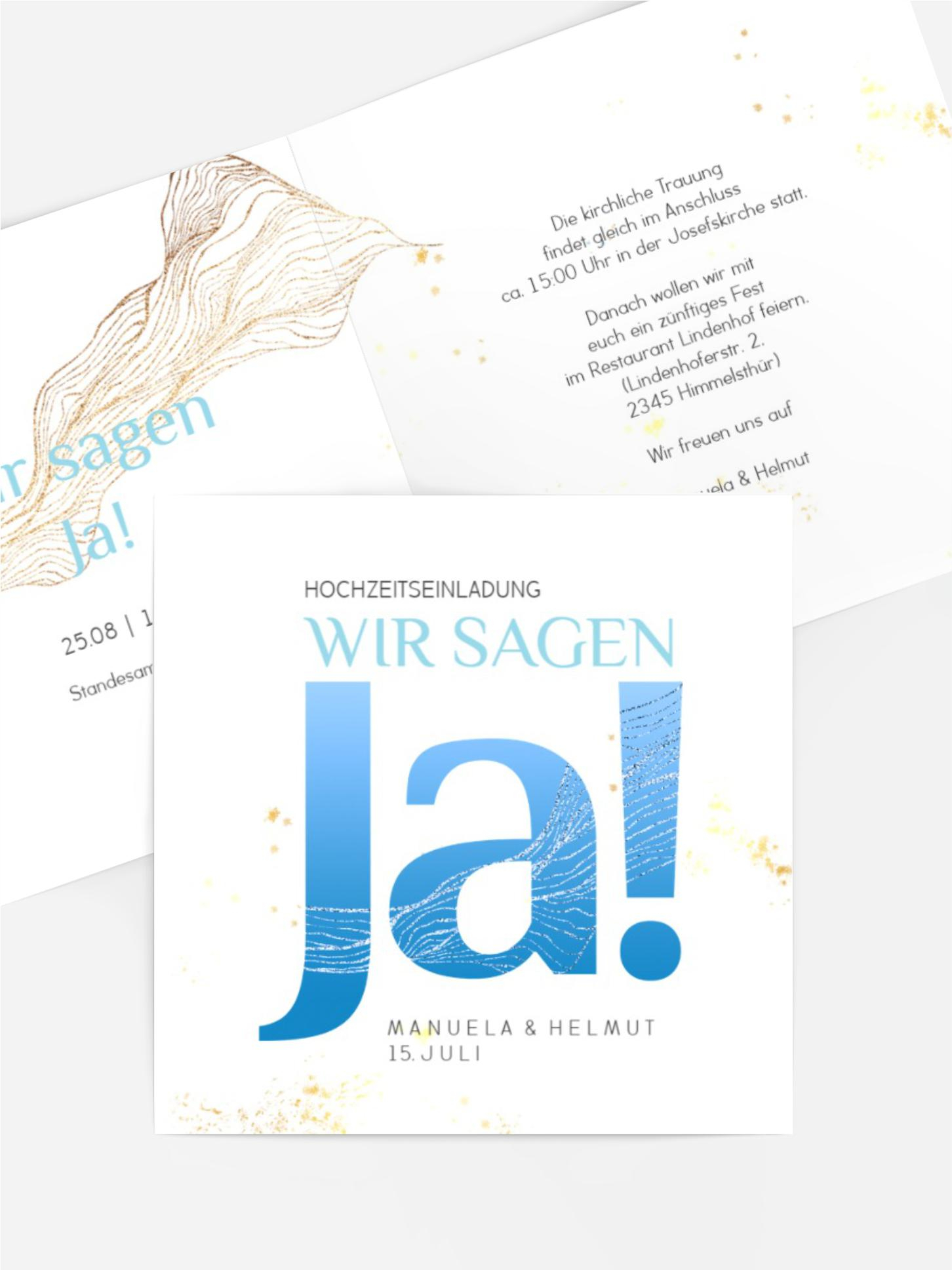 Einfach Ja! Einfach Ja!