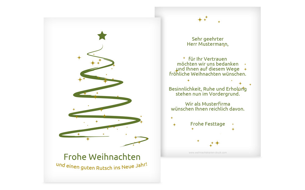 Grußkarte Weihnachten Geschäft Wunderbaum Grußkarte Weihnachten Geschäft Wunderbaum