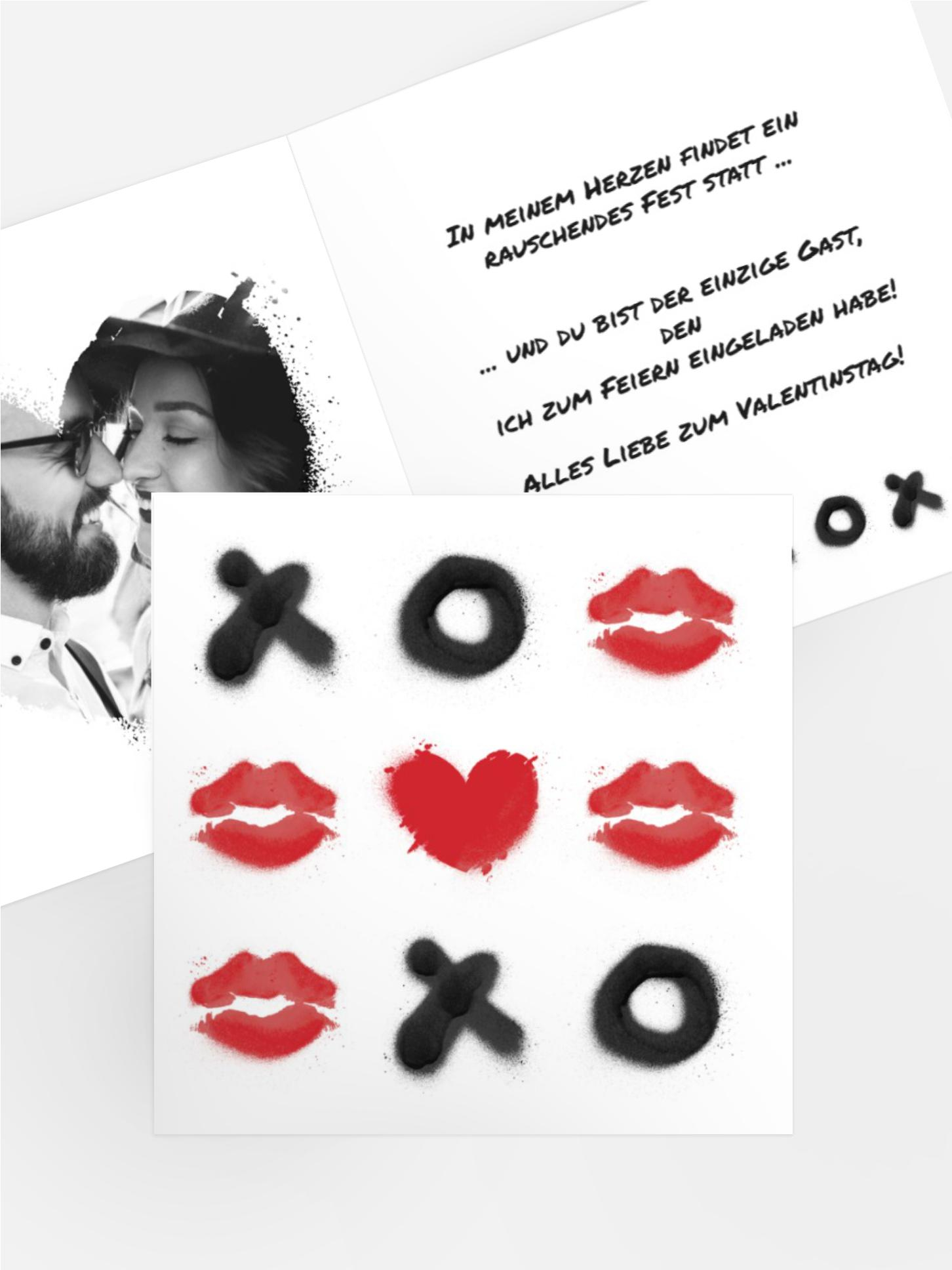Valentinskarte xoxo