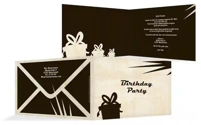 Geburtstagseinladung Country Flair