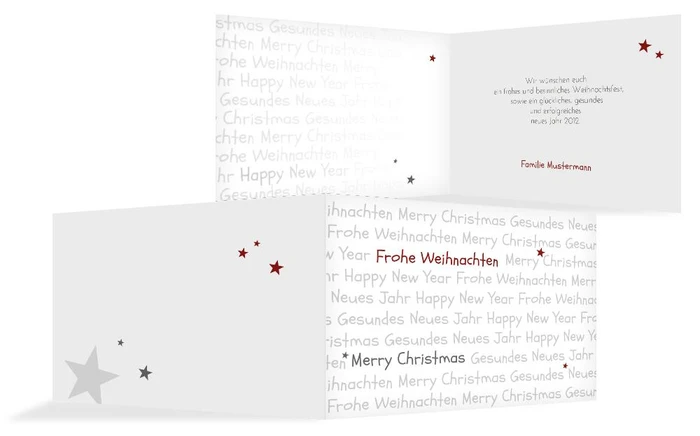 Weihnachts Grußkarte privat Schrift Weihnachts Grußkarte privat Schrift