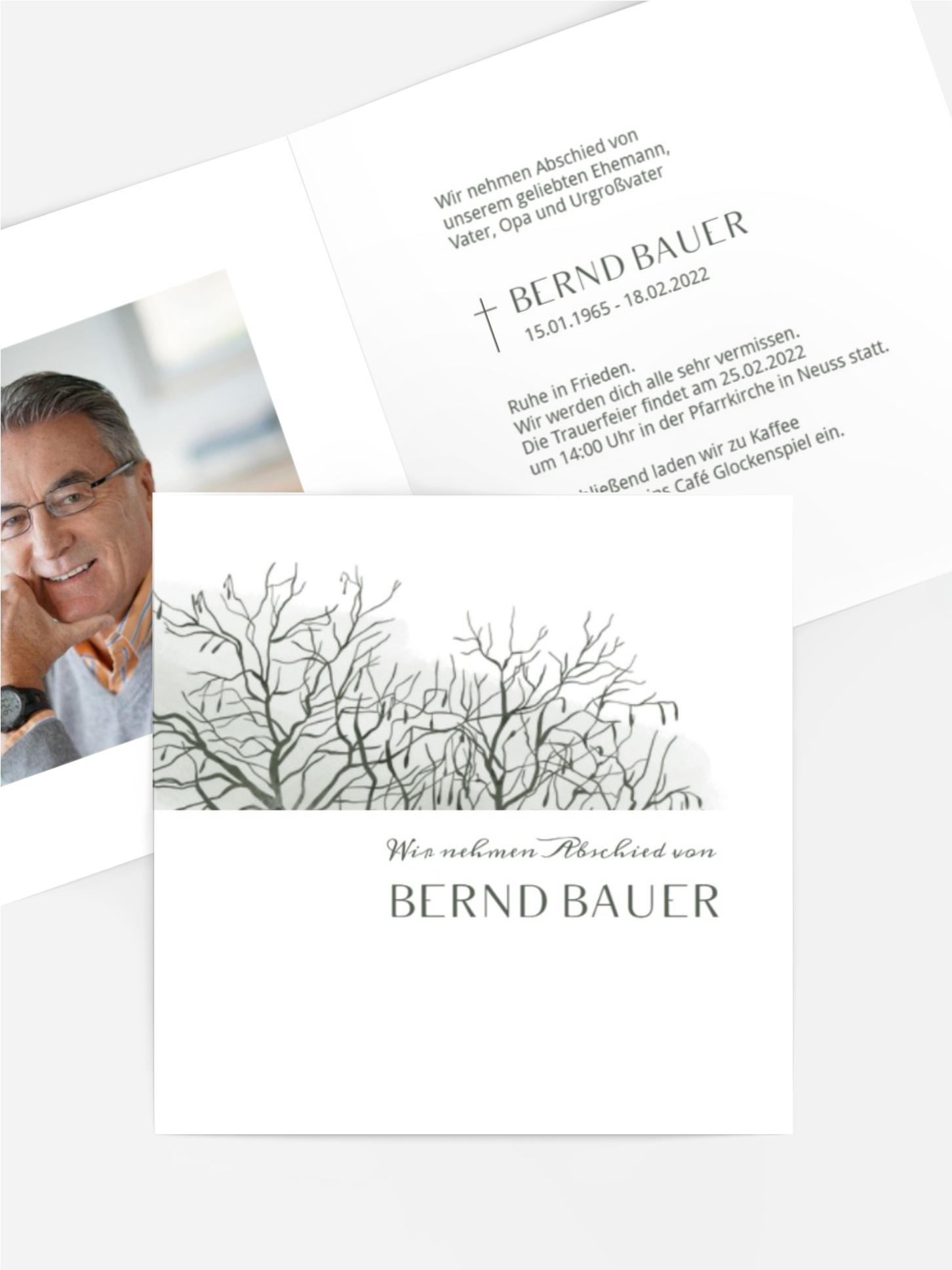 Weinender Baum