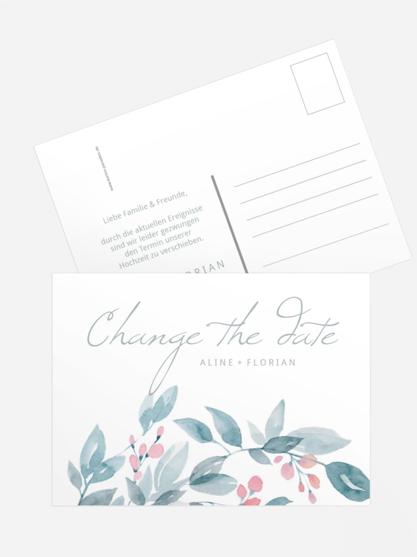 Change the Date Blauregen