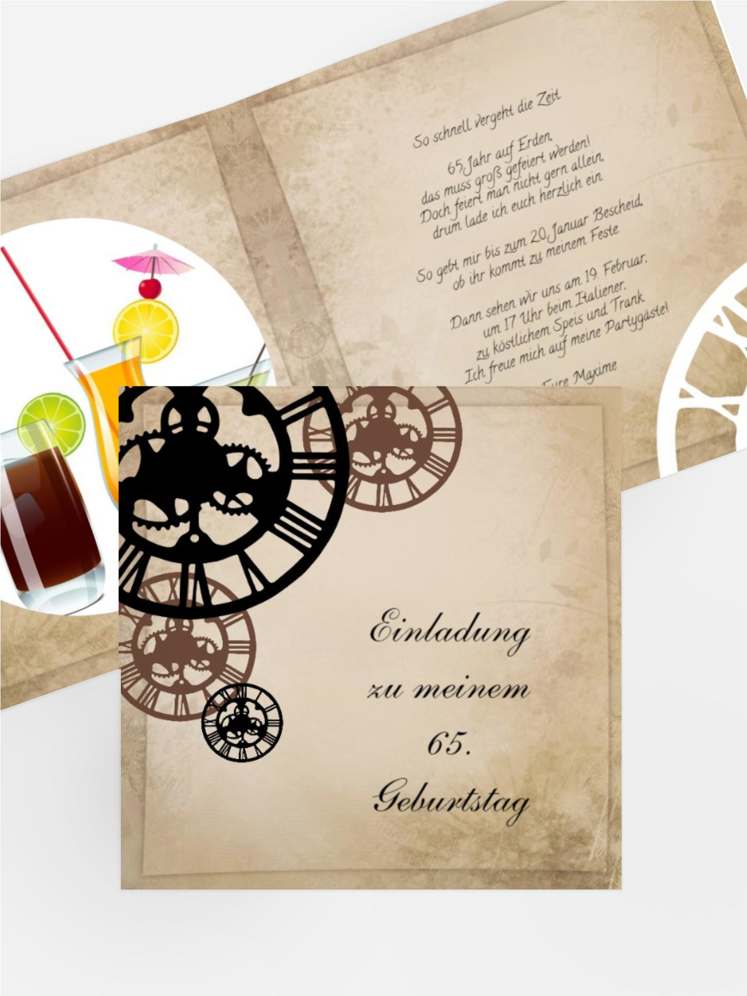 Einladung zum Geburtstag Schöne Zeit Foto 65