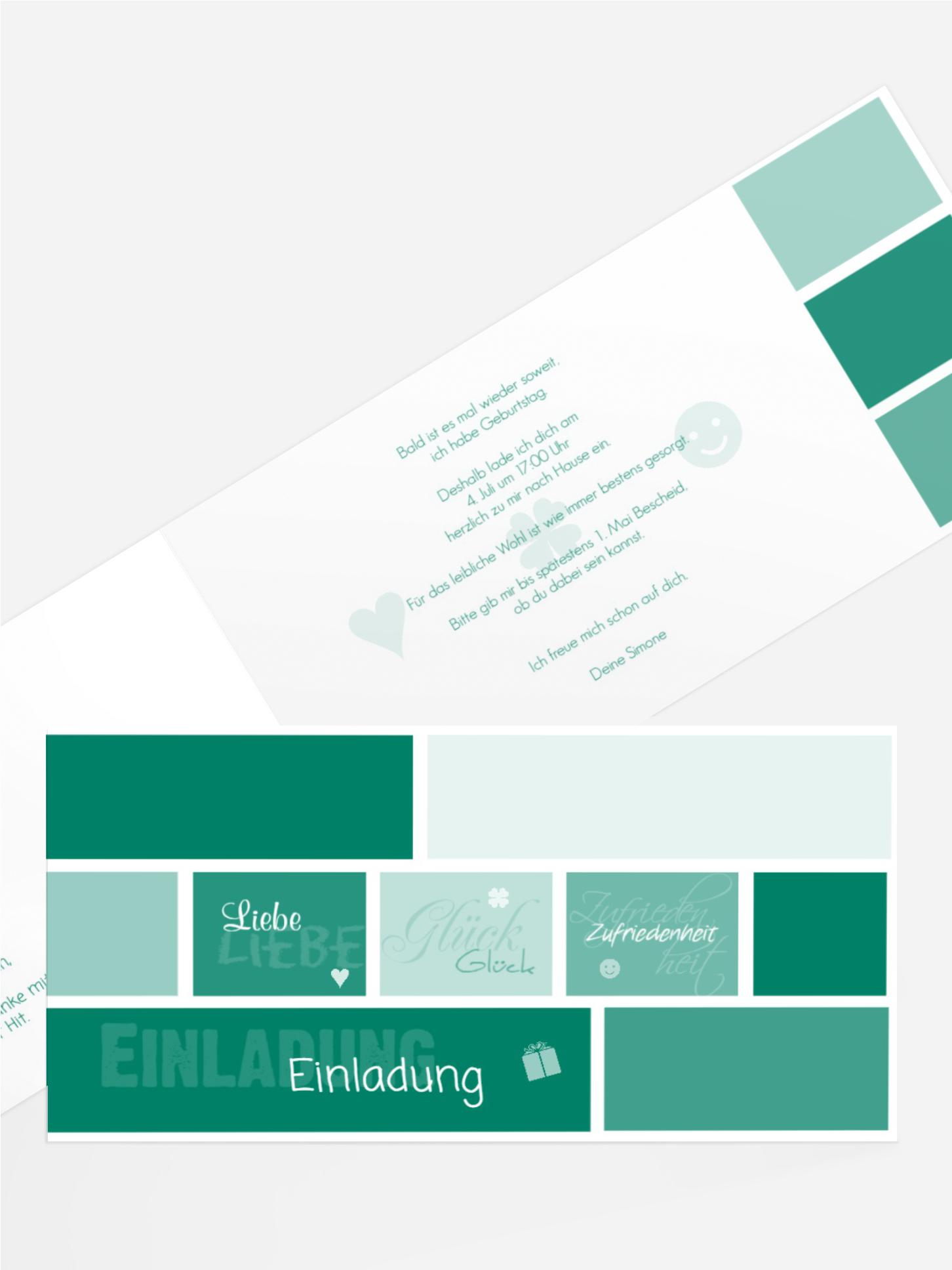 Einladung Liebe Glück Zufriedenheit