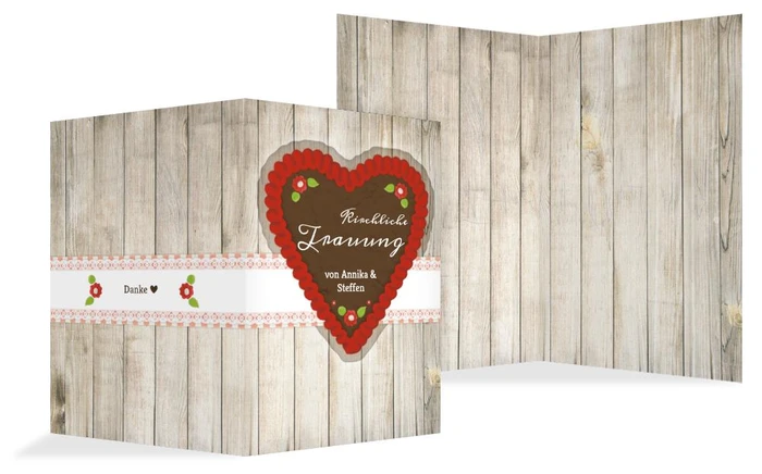 Kirchenheft Umschlag zur Hochzeit München